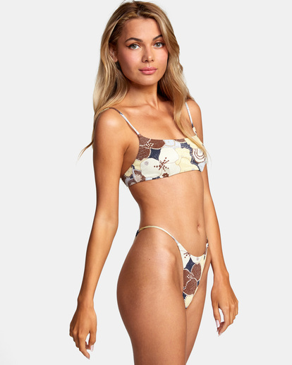 6 Camille Rowe Retro 2022 - Mutandina bikini con copertura cheeky da Donna Gray C3SBRYRVP2 RVCA