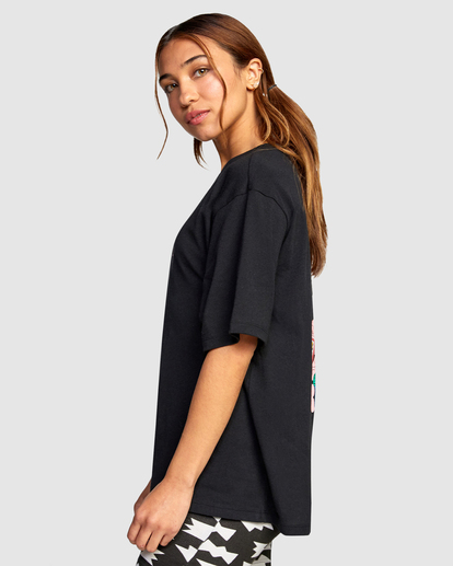 3 Luke Pelletier X Kristen Liu Wong Parrot Ice Any day - Short Sleeve T-Shirt for Women Black C3SSRRRVP2 RVCA