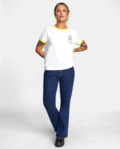 4 Camille Rowe Radio - Short Sleeve T-Shirt for Women  C3SSRTRVP2 RVCA