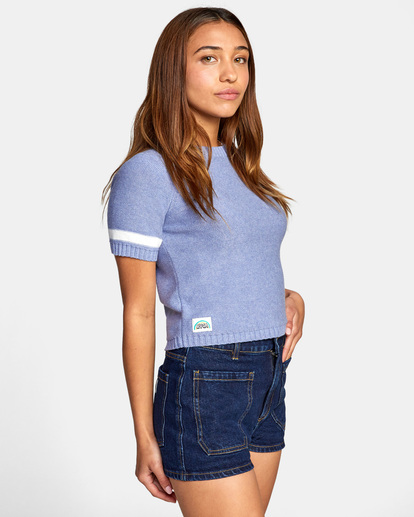 6 Camille Rowe Goals - Sweat pour Femme Gris C3TPRCRVP2 RVCA