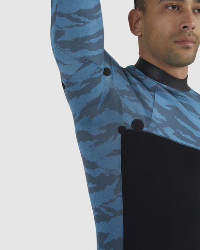 13 2/2mm Zak Noyle - Chest Zip Long Sleeve Wetsuit for Men Black C42MRDRVMU RVCA