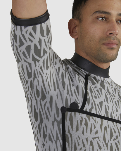 6 2/2mm Balance - Chest Zip Wetsuit for Men Black C42MRFRVMU RVCA