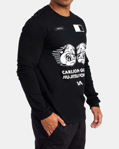 6 Carlson Gracie Forever - T-shirt manches longues pour Homme Noir C4LSGARVMU RVCA