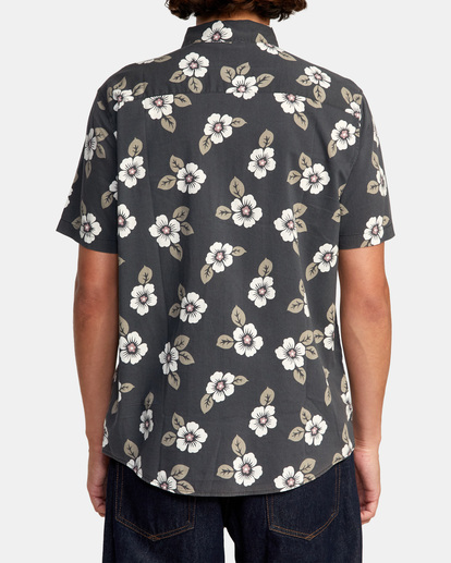 2 Botanical - Chemise manches courtes pour Homme Noir D1SHRDRVS2 RVCA