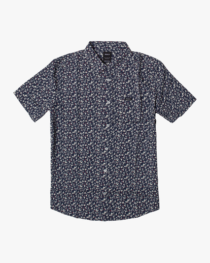 0 Bushwalk - Chemise manches courtes pour Homme Bleu D1SHRERVS2 RVCA
