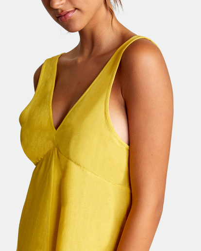 Topshop cheap yellow playsuit