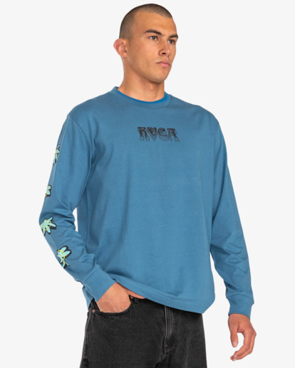 7 Starish - Longsleeve für Männer Blau EVYZT00132 RVCA
