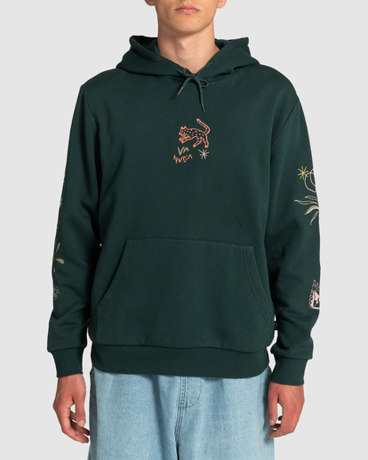 2 Petroglyph - Hoodie for Men Green F1HORFRVF2 RVCA