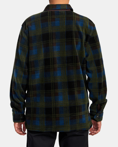 2 Yukon Hi Pile - Fleece-Jacke für Männer Grün F1JKRTRVF2 RVCA