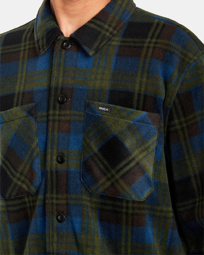 3 Yukon Hi Pile - Fleece-Jacke für Männer Grün F1JKRTRVF2 RVCA
