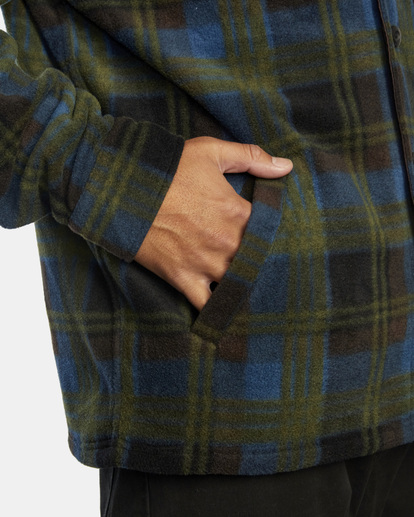 6 Yukon Hi Pile - Fleece-Jacke für Männer Grün F1JKRTRVF2 RVCA