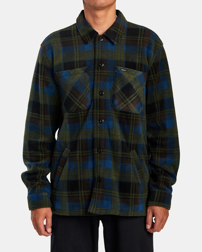 1 Yukon Hi Pile - Fleece-Jacke für Männer Grün F1JKRTRVF2 RVCA
