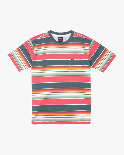 Mens red clearance striped t shirt