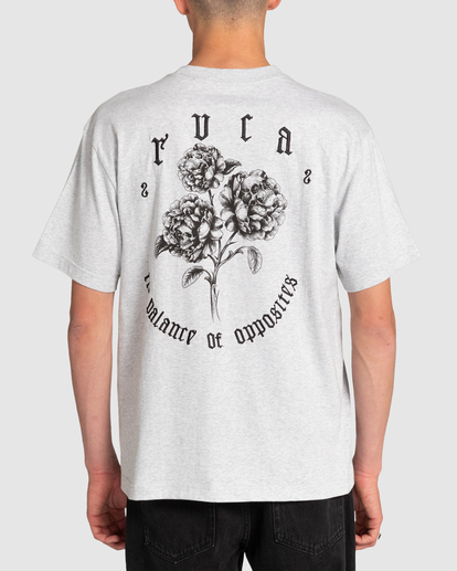 Floral skull shop t shirt