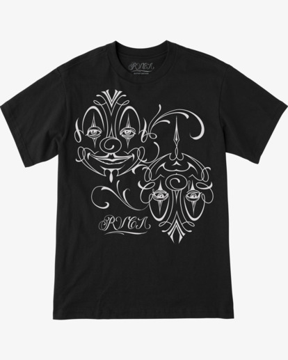 0 Mister Cartoon Balance Clowns 2022 - T-shirt en matière biologique pour Homme Noir F1SSRYRVF2 RVCA