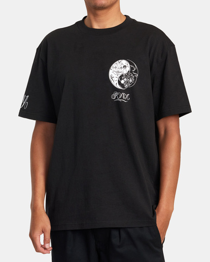 6 Mister Cartoon Ying Yang - T-shirt pour Homme  F1SSRZRVF2 RVCA