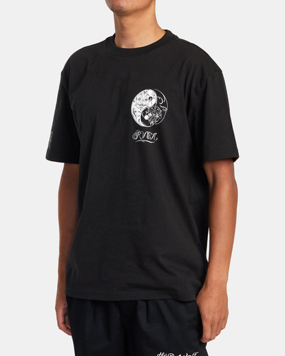 3 Mister Cartoon Ying Yang - T-shirt pour Homme  F1SSRZRVF2 RVCA