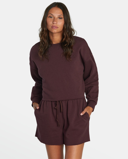 0 Sundays Test Drive 2022 - Sweatshirt for Women Brown F3CRRARVF2 RVCA
