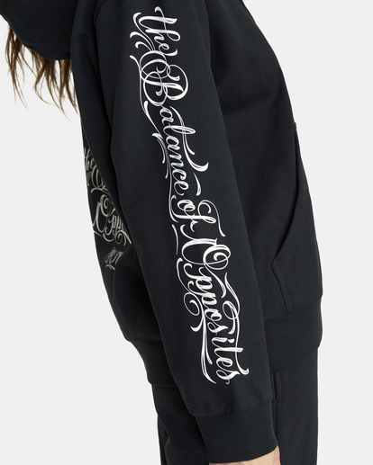 12 Mister Cartoon Yin Yang - Hoodie for Women Black F3HORDRVF2 RVCA