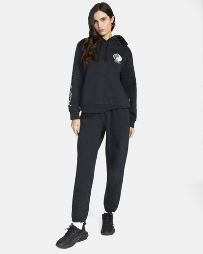 8 Mister Cartoon Yin Yang - Hoodie for Women Black F3HORDRVF2 RVCA