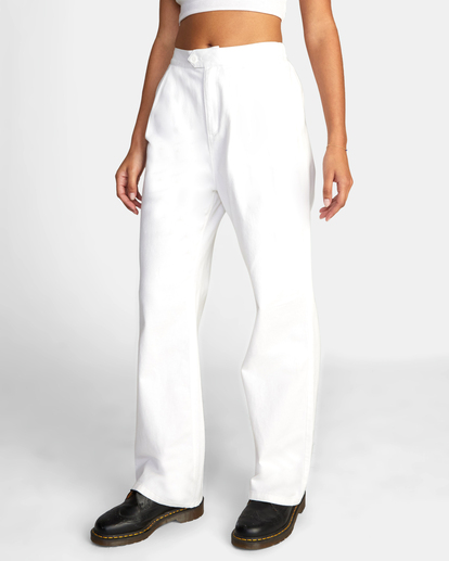 4 Stella Maxwell Pepa - Trousers for Women White F3PTRHRVF2 RVCA