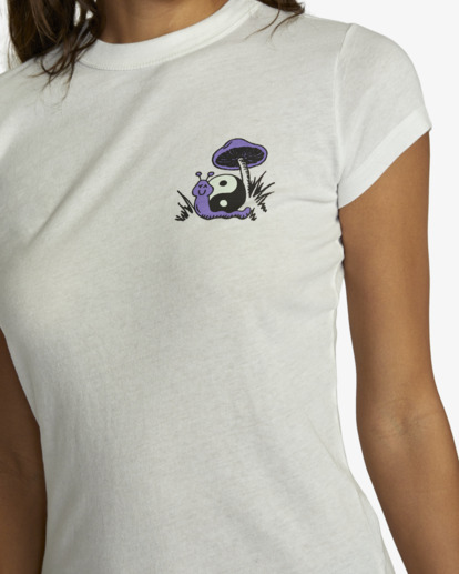 2 Trippy Snail - T-Shirt for Women White F3SSRTRVF2 RVCA