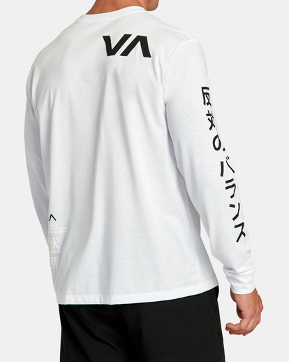 4 Rvca Hiragana - Long Sleeve T-Shirt for Men  F4LSMBRVF2 RVCA
