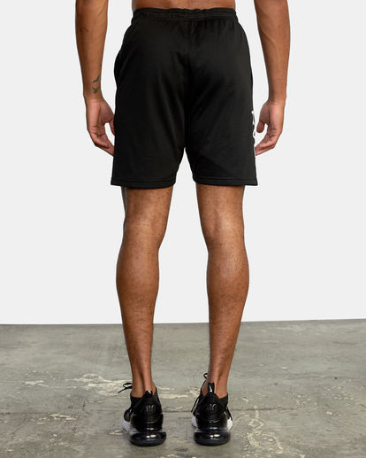 1 VA Mesh 19" - Elasticated Walkshorts for Men Black F4WKMDRVF2 RVCA