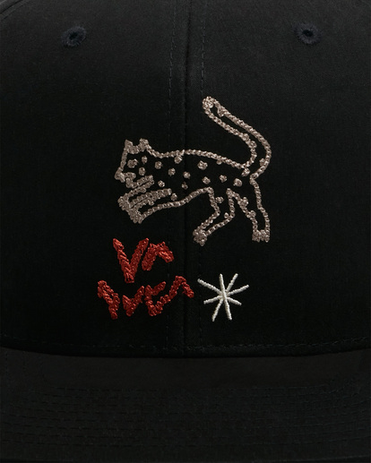 5 Petroglyph 2022 - Snapback Cap for Men Black F5CPRFRVF2 RVCA