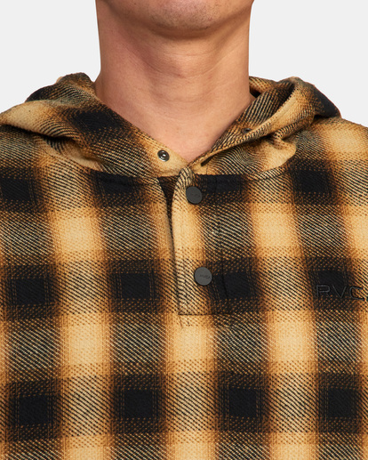 6 Check HD Jacket White GVYJK00105 RVCA