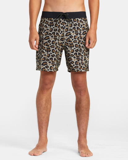 1 Restless Boardshorts 17" Green M10625RT RVCA