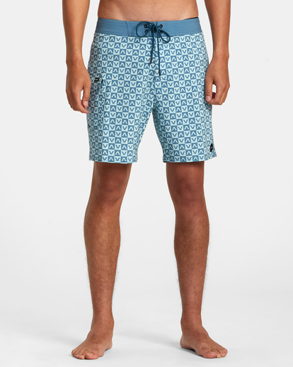 1 Restless Boardshorts 17" Blue M10625RT RVCA