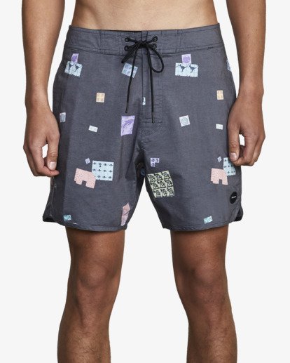 0 Freeport Boardshorts 16" Black M1072RFT RVCA