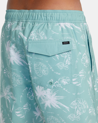 6 Eastern Elastic Waist Boardshorts 17" Blue M1182REE RVCA