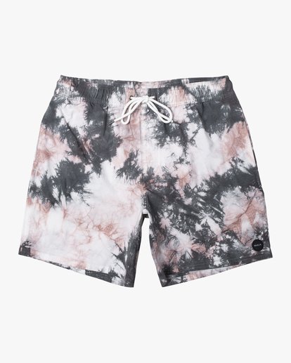 0 Manic Elastic Waist Boardshorts 17" Grey M1191RME RVCA