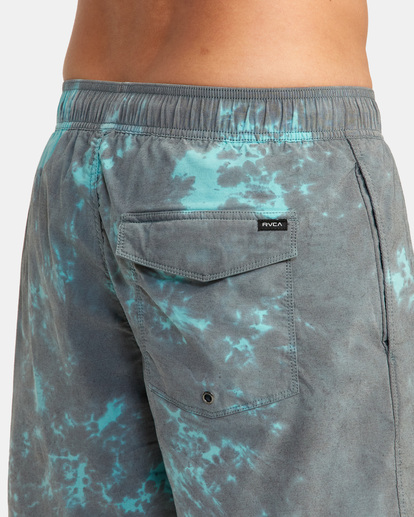 8 Manic Elastic Waist Boardshorts 17" Green M1191RME RVCA