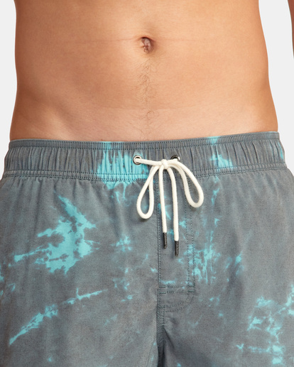 9 Manic Elastic Waist Boardshorts 17" Green M1191RME RVCA