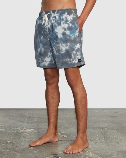 4 Manic Elastic Waist Boardshorts 17" Blue M1191RME RVCA