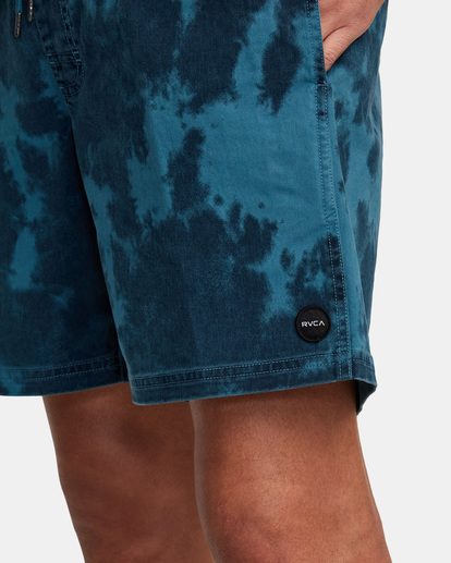 7 Escape - Elasticated Shorts for Men Blue M2011REP RVCA