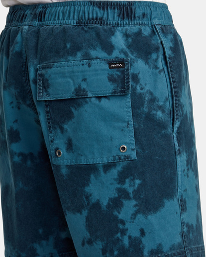 8 Escape - Elasticated Shorts for Men Blue M2011REP RVCA