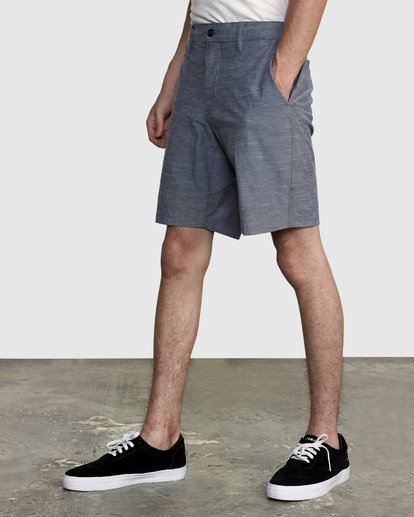 4 All Time Solid Coastal Hybrid Shorts 19” Blue M206QRCO RVCA