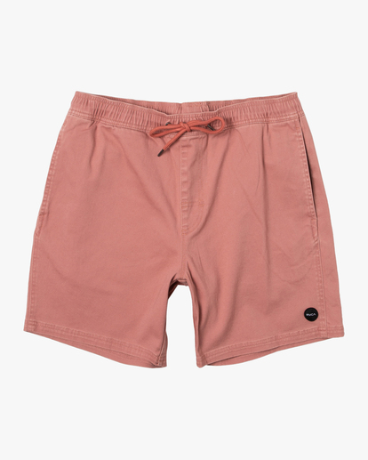 0 Escape Elastic Waist Walkshorts 17” Brown M2073REE RVCA