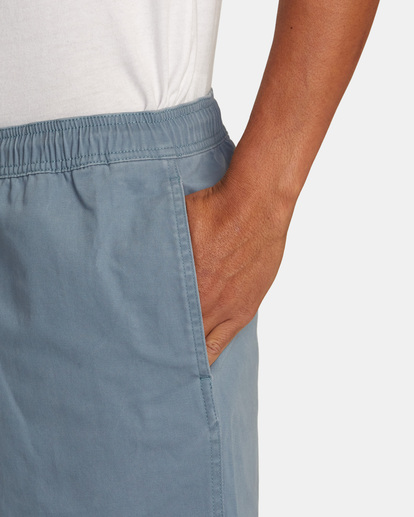 2 Escape Elastic Waist Walkshorts 17” Blue M2073REE RVCA