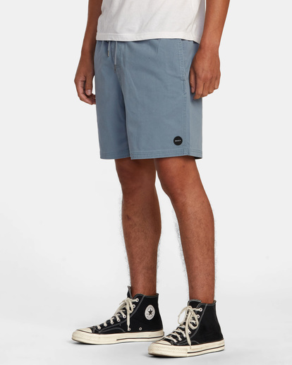 3 Escape Elastic Waist Walkshorts 17” Blue M2073REE RVCA