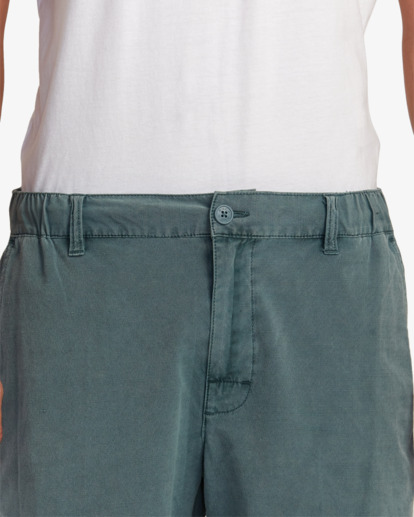 8 All Time Rinsed Coastal Hybrid Shorts 19” Green M211TRCR RVCA