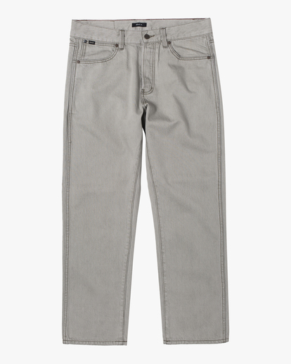 0 New Dawn Straight Fit Denim Jeans Grey M3053RND RVCA