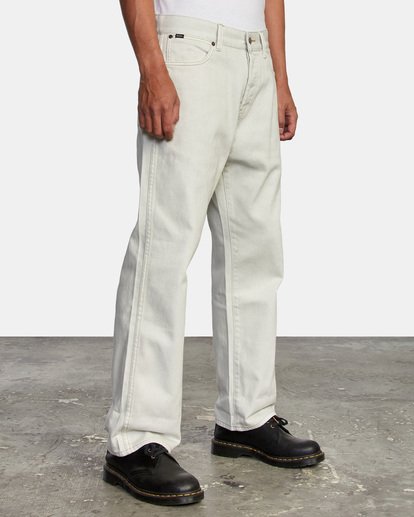 6 New Dawn Straight Fit Denim Jeans Beige M3053RND RVCA