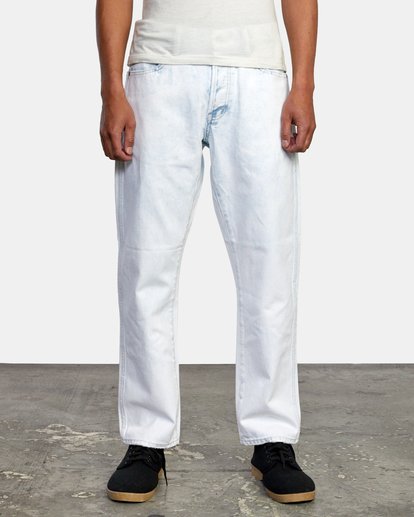 1 New Dawn Straight Fit Denim Jeans White M3053RND RVCA