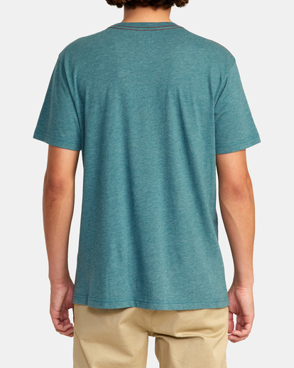 3 Big RVCA Tee Blue M420VRBI RVCA