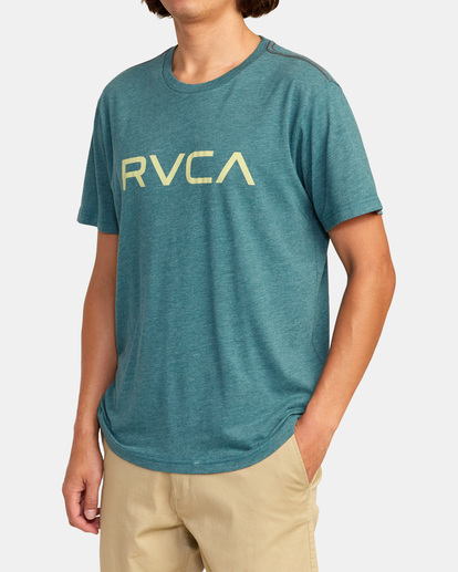 4 Big RVCA Tee Blue M420VRBI RVCA